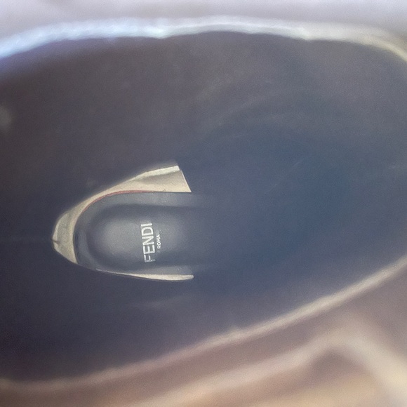 Fendi Western Boots - Heeled Logo Leather Cowboy Boots - Picture 8 of 16